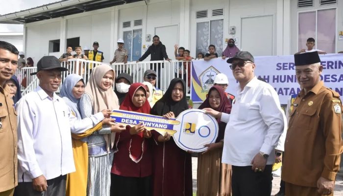 Jelang Idulfitri, 228 Warga Tunyang Terima Kunci Huntara