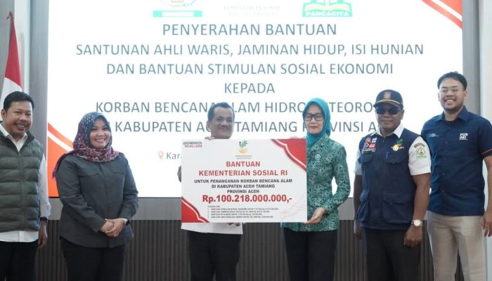 Ribuan Korban Banjir Aceh Tamiang Terima Bantuan Pemerintah