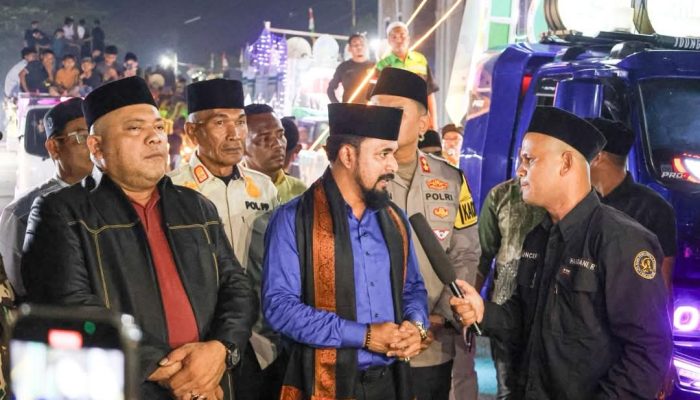 Ribuan Warga Meriahkan Pawai Takbir Aceh Timur