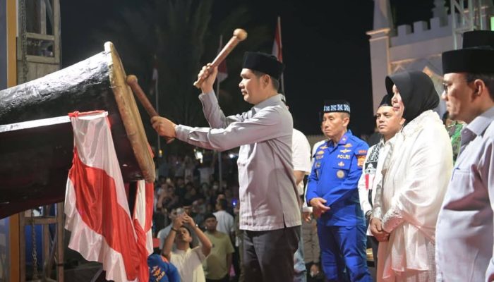 Sekda Aceh Lepas Pawai Takbir Idulfitri 1447 H