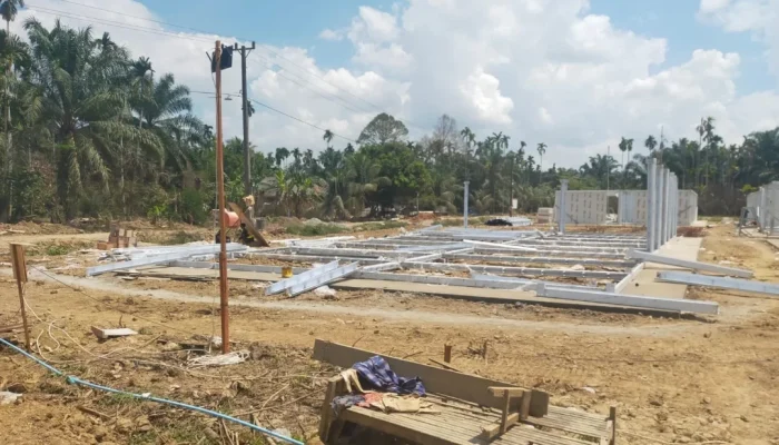 Pembangunan 168 Unit Huntara Bukit Linteung Terus Dikebut