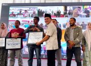 Wagub Aceh Serahkan Bantuan Rumah Tahap II di Bireuen