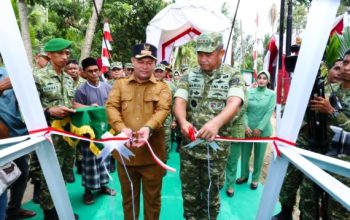 KSAD Resmikan Jembatan Gantung Garuda di Aceh Utara