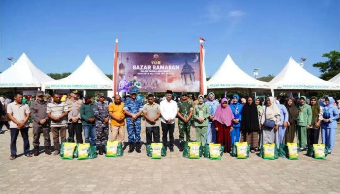 Kodam Iskandar Muda Gelar Bazar Ramadan di Blang Padang