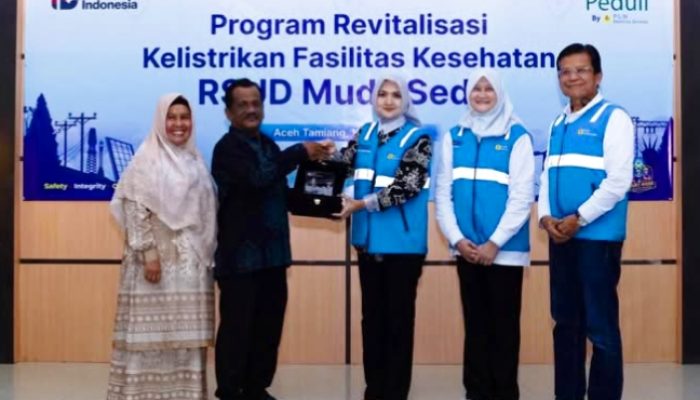 Wabup Aceh Tamiang Resmikan Revitalisasi Listrik RSUD Muda Sedia