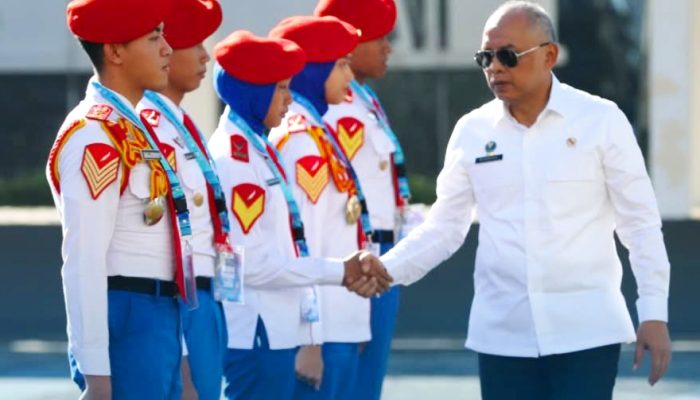 Kepala BSSN Lepas Mudik Bersama Taruna Poltek SSN