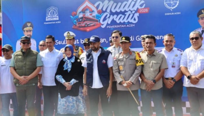 Gubernur Aceh Lepas Ribuan Peserta Mudik Gratis 2026