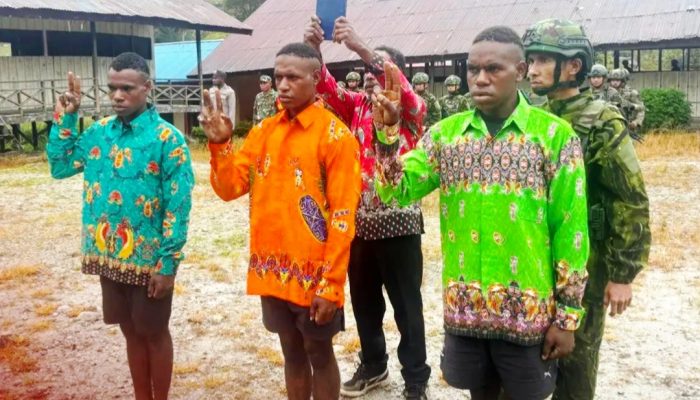 Tiga Mantan TPNPB-OPM Ikrar Setia ke NKRI