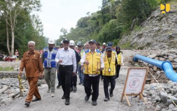Menteri PU Tinjau Pemulihan SPAM Lampahan Bener Meriah