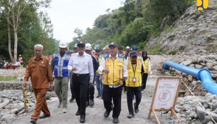Menteri PU Tinjau Pemulihan SPAM Lampahan Bener Meriah