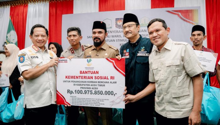 Pemerintah Salurkan Bantuan Rp100,9 Miliar untuk Korban Bencana Aceh Timur