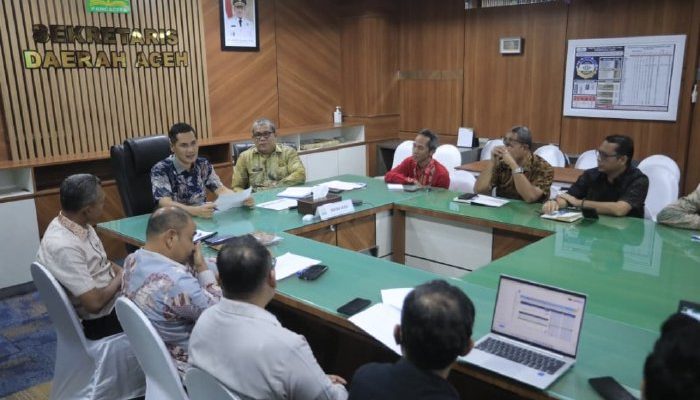 Sekda Aceh Pimpin Rapat Pengendalian Inflasi Jelang Idulfitri