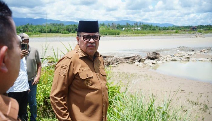 Bupati TRK Prioritaskan Rehabilitasi Irigasi Lung Tiga Nagan Raya