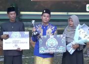 Teungku Habibi Nawawi asal Aceh Barat yang resmi menyabet gelar juara pertama Akademi Sahur Indonesia (AKSI) Indosiar 2026