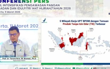 BPOM Tarik 56 Ribu Produk Pangan Ilegal dan Rusak