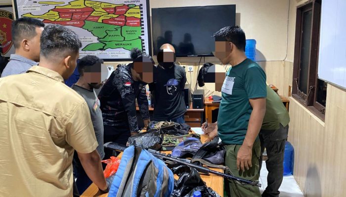 Satgas Damai Cartenz Ungkap Jaringan Senjata untuk KKB