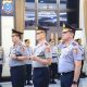 Kalemdiklat Polri Komjen Pol Dr. Achmad Kartiko, S.I.K., M.H. saat mengikuti upacara kenaikan pangkat di Rupatama Mabes Polri, Jakarta