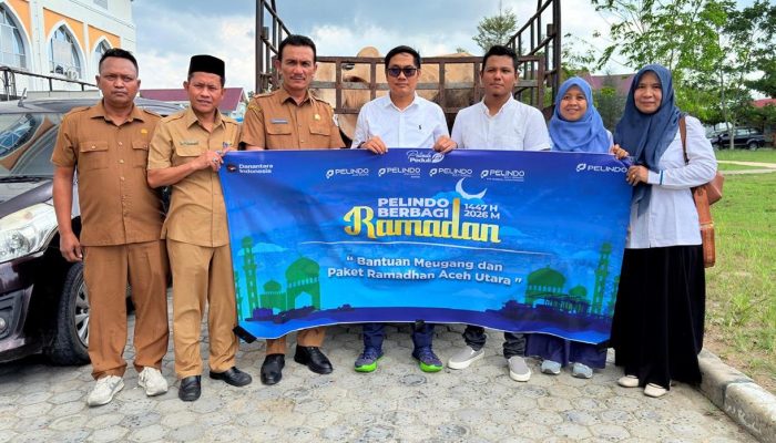 Aceh Utara Terima 3 Ekor Sapi dan 165 Paket Sembako dari Pelindo