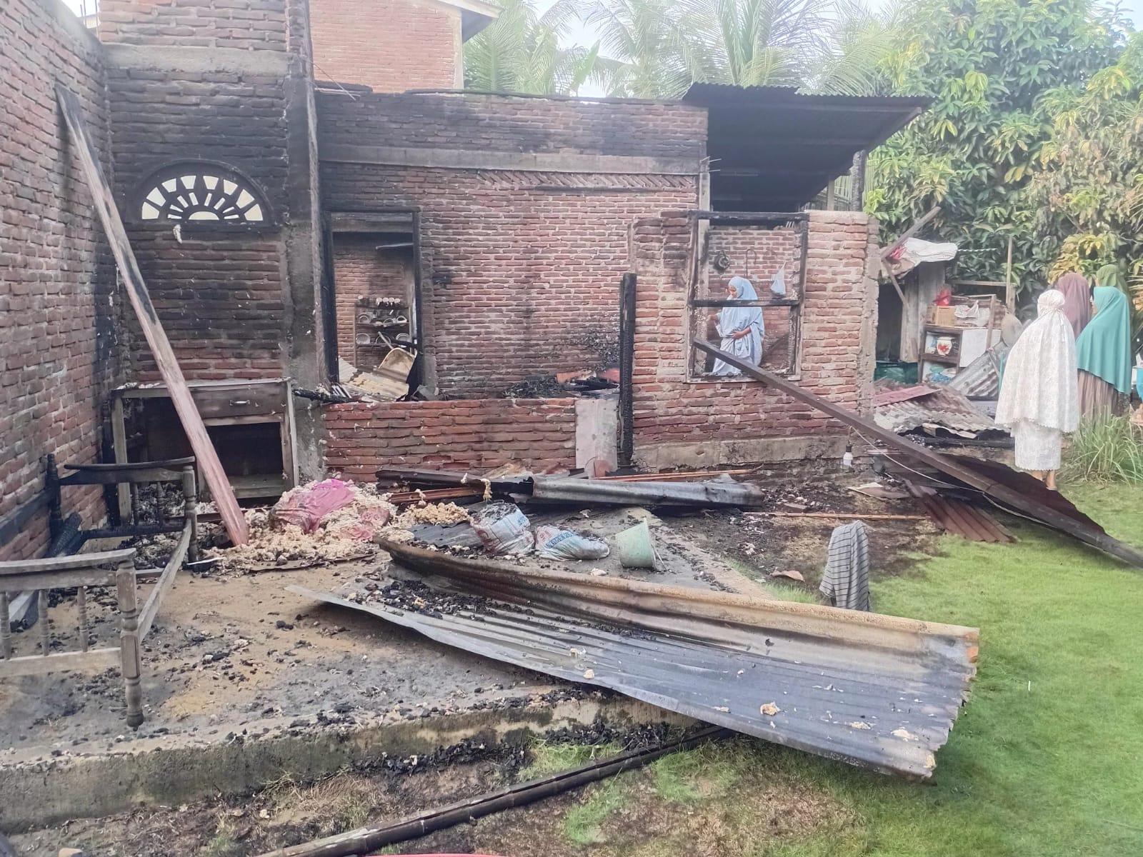 Kebakaran di Aceh Utara