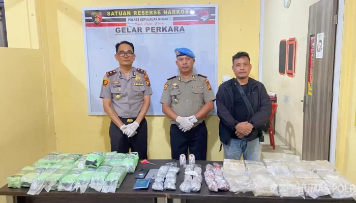 27 Kg Sabu dari Malaysia Digagalkan di Meranti