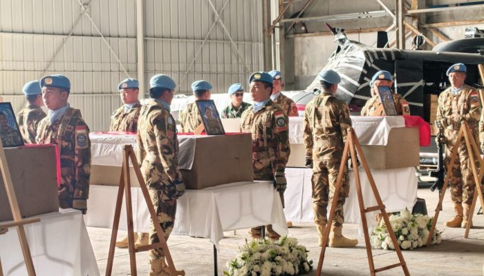 Tiga Prajurit TNI Gugur Dipulangkan dari Lebanon