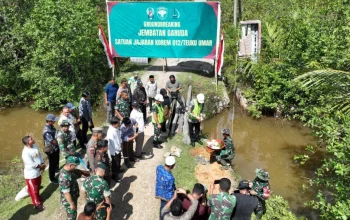 Pembangunan Jembatan Armco Pasie Raja Resmi Dimulai