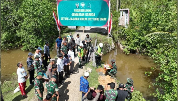 Pembangunan Jembatan Armco Pasie Raja Resmi Dimulai