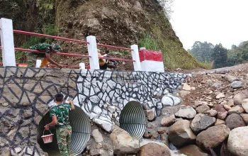 Jembatan Aramco di Uning Mas Segera Difungsikan