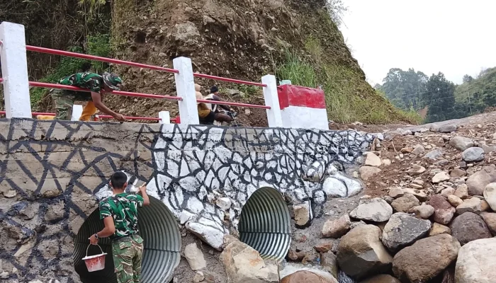 Jembatan Aramco di Uning Mas Segera Difungsikan