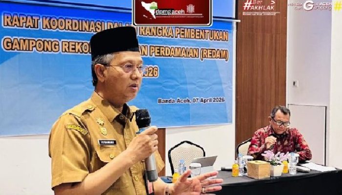 DPMG Dorong Gampong Jadi Pilar Rekonsiliasi Perdamaian