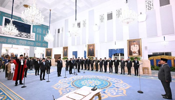 Presiden Prabowo Lantik Hakim Konstitusi, Ombudsman dan Duta Besar RI