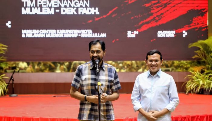 Mualem–Dek Fadh Perkuat Konsolidasi Relawan se-Aceh