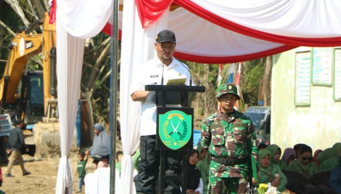 Buka TMMD ke-128, Bupati Dorong Pemulihan Pascabencana Aceh Tamiang