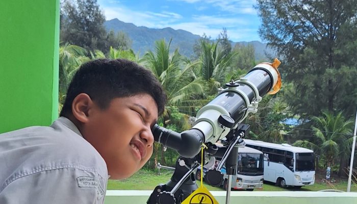 Ratusan Siswa MIN 8 Banda Aceh Antusias Belajar Ilmu Falak