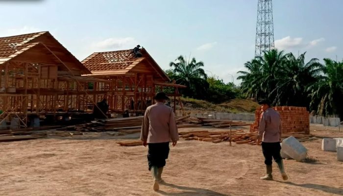 Pembangunan Huntap di Simpang Kanan Dikebut