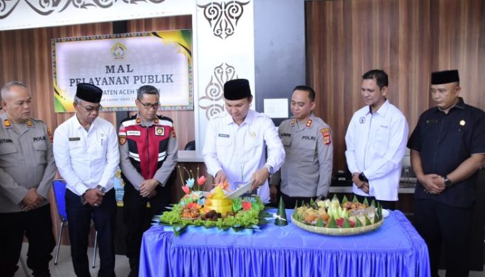 Sekda Aceh Tengah Resmikan Layanan SKCK di MPP