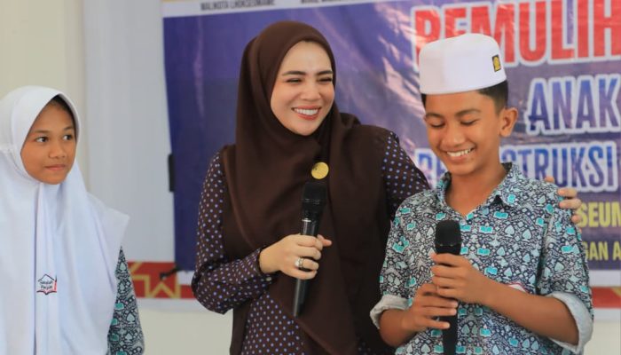 Pemko Lhokseumawe Fokus Pulihkan Trauma Anak Pascabanjir