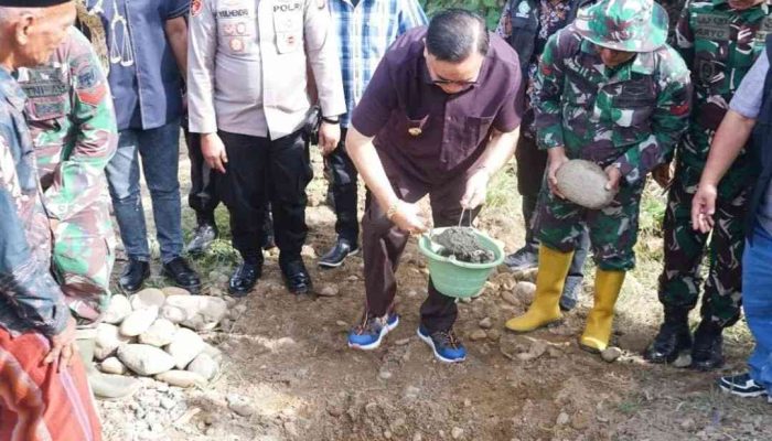 Bupati Aceh Tenggara Groundbreaking Jembatan Gantung Garuda