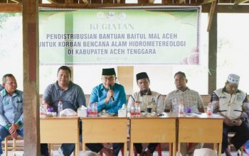 Bupati Aceh Tenggara Serahkan Bantuan untuk Korban Bencana di Ketambe