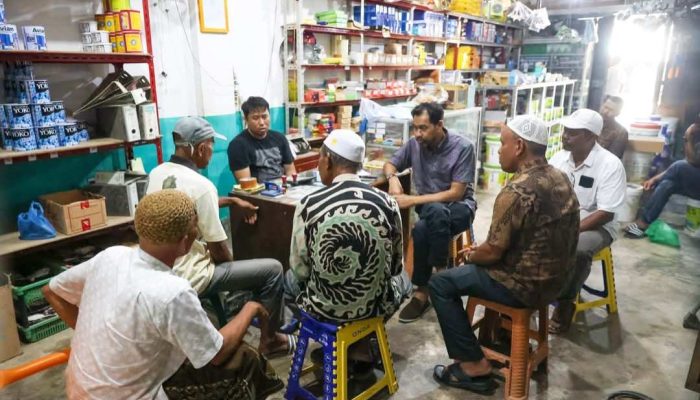 Mualem Silaturahmi Lebaran dan Tinjau Progres Masjid di Seunuddon