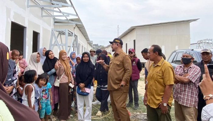 Bupati Aceh Tamiang Tinjau Hunian dan Salurkan Bantuan
