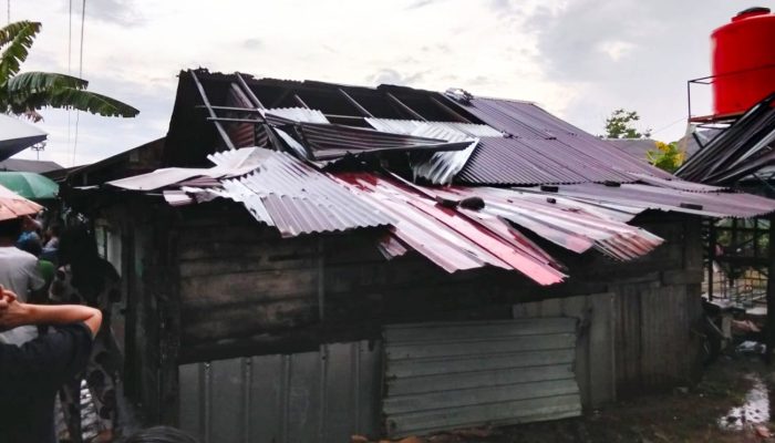 Puting Beliung Rusak Enam Rumah di Lhokseumawe