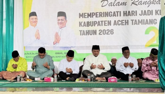 Zikir Akbar Warnai HUT ke-24 Aceh Tamiang