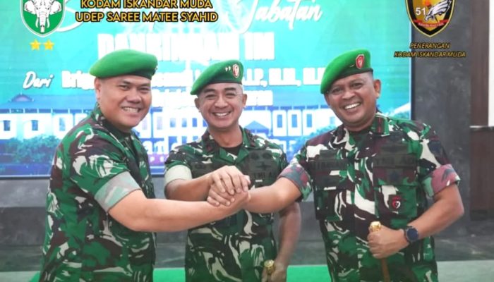 Pangdam IM Pimpin Sertijab Pejabat Kodam Iskandar Muda