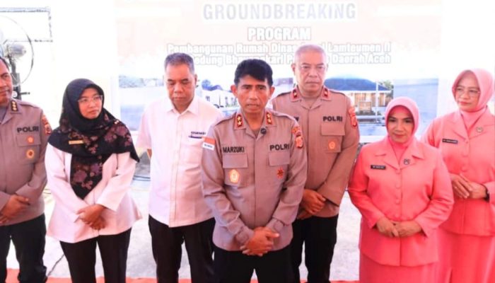 Kapolda Aceh Bangun Ulang Aspol Lamteumen Pasca Kebakaran