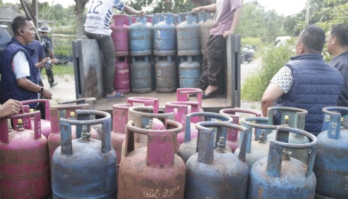 Polisi Bongkar Pengoplosan LPG Subsidi di Bangka Tengah