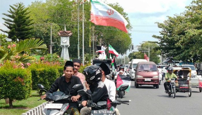 Solidaritas Palestina-Iran Menggema dari Lhokseumawe