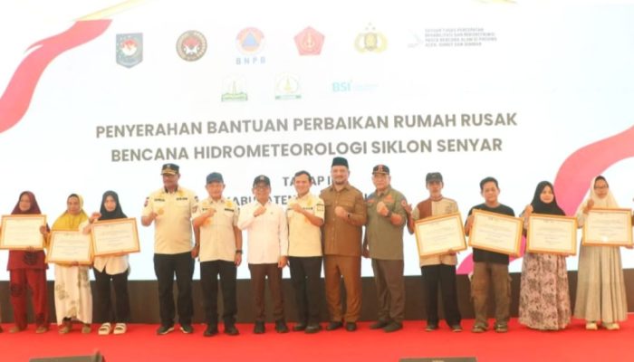 Pemerintah Salurkan Bantuan Rumah Tahap II di Aceh Tamiang