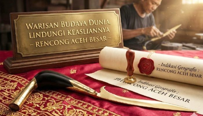 Rencong Resmi Jadi Kekayaan Intelektual Komunal Aceh Besar