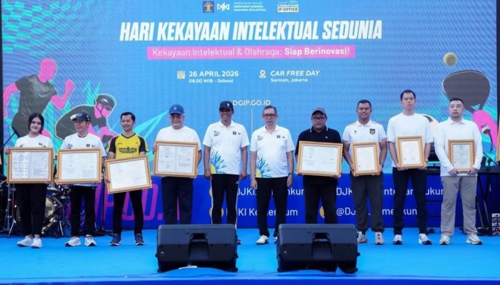 DJKI Serahkan 9 Sertifikat di Hari KI 2026